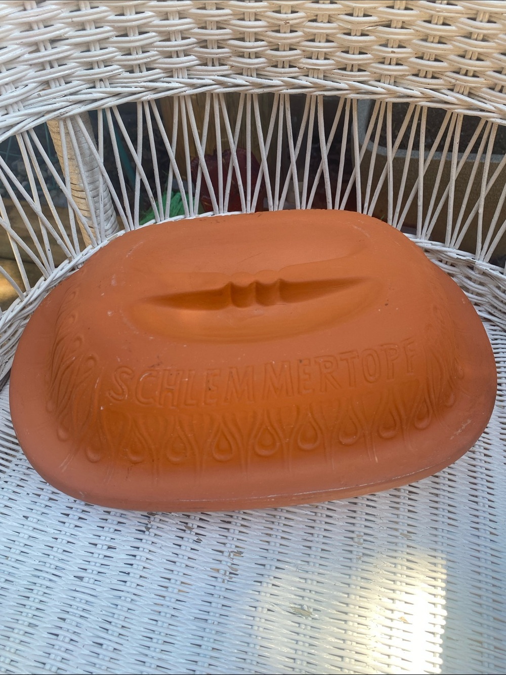 Terracotta Schlemmer Topf Clay Baker - Rust Orange - Picture 2 of 16